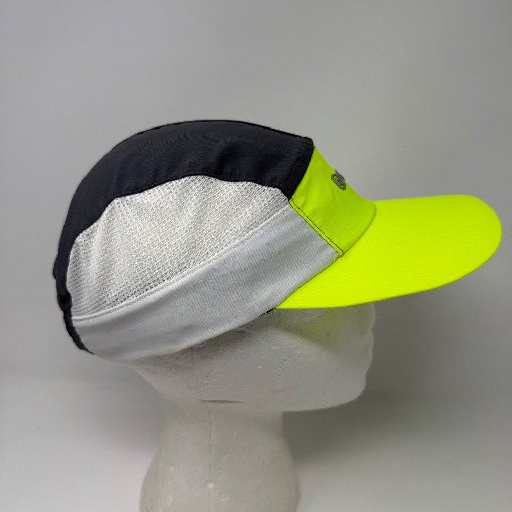Coal Headwear Neon Yellow Black White Mesh Running Cap Hat - Picture 4 of 10